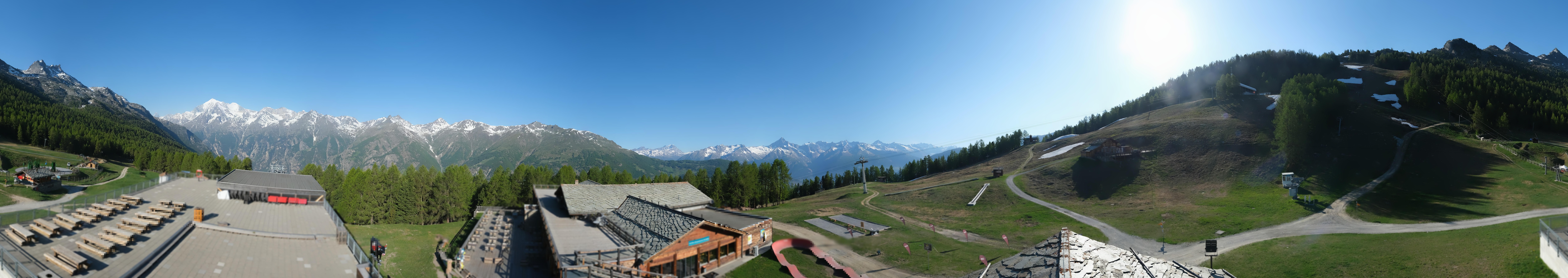 Archiv Foto Webcam Hannigalp Nord, Grächen im Wallis