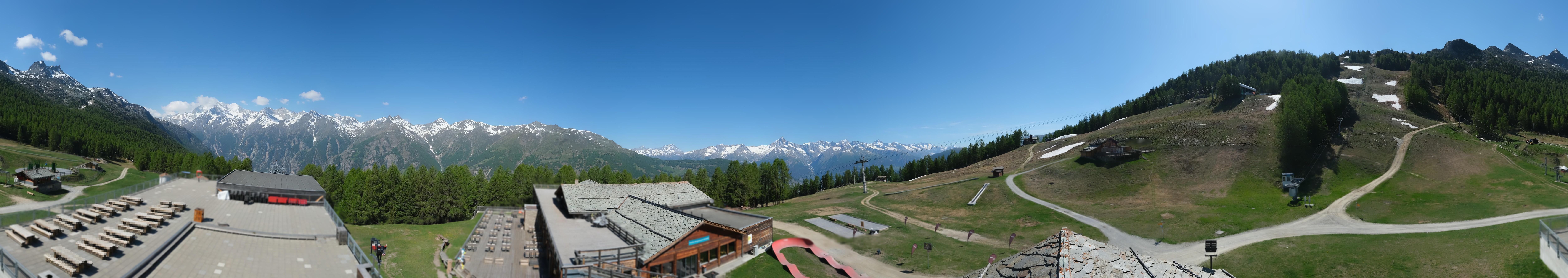 Archiv Foto Webcam Hannigalp Nord, Grächen im Wallis