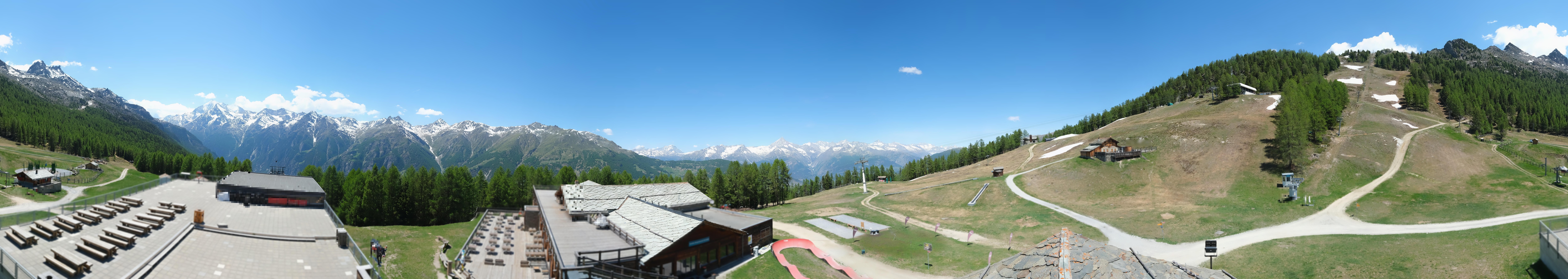Archiv Foto Webcam Hannigalp Nord, Grächen im Wallis