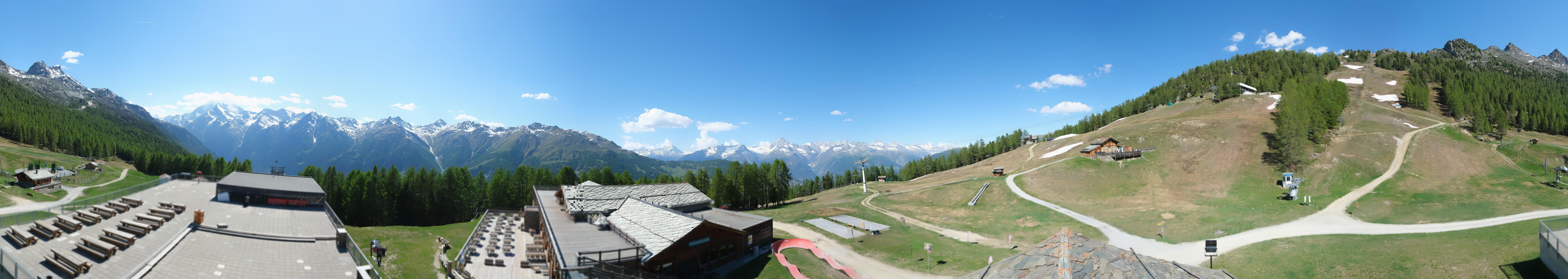 Archiv Foto Webcam Hannigalp Nord, Grächen im Wallis