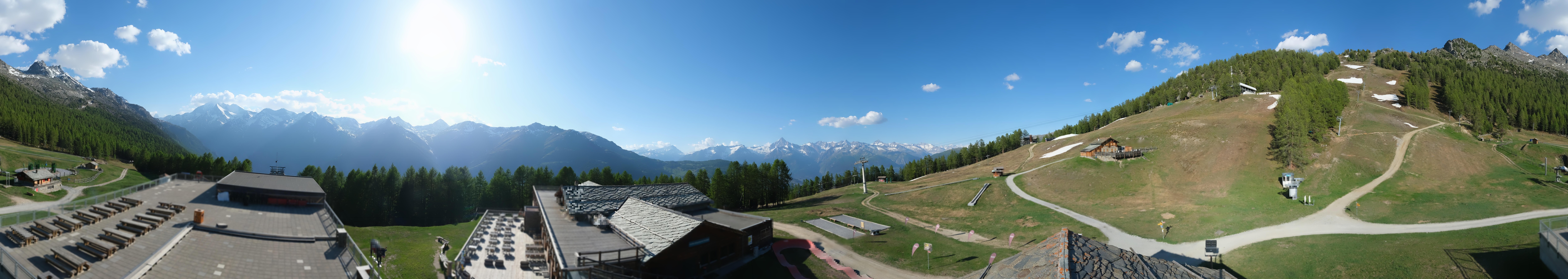 Archiv Foto Webcam Hannigalp Nord, Grächen im Wallis