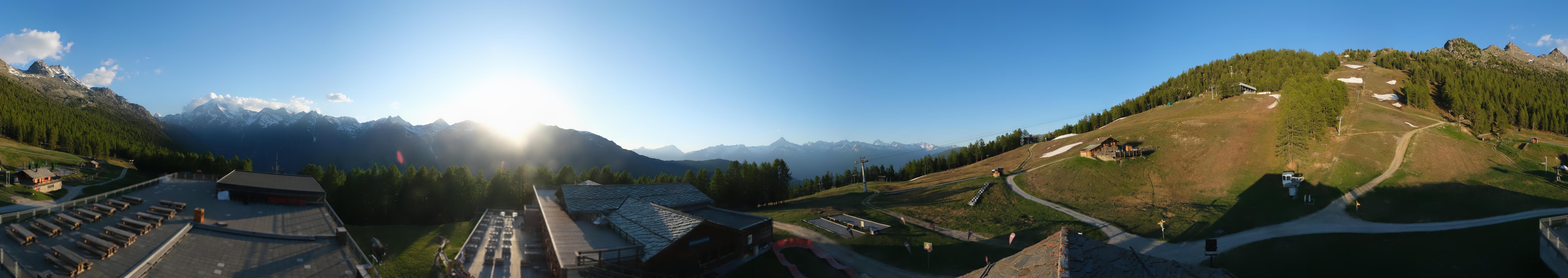 Archiv Foto Webcam Hannigalp Nord, Grächen im Wallis