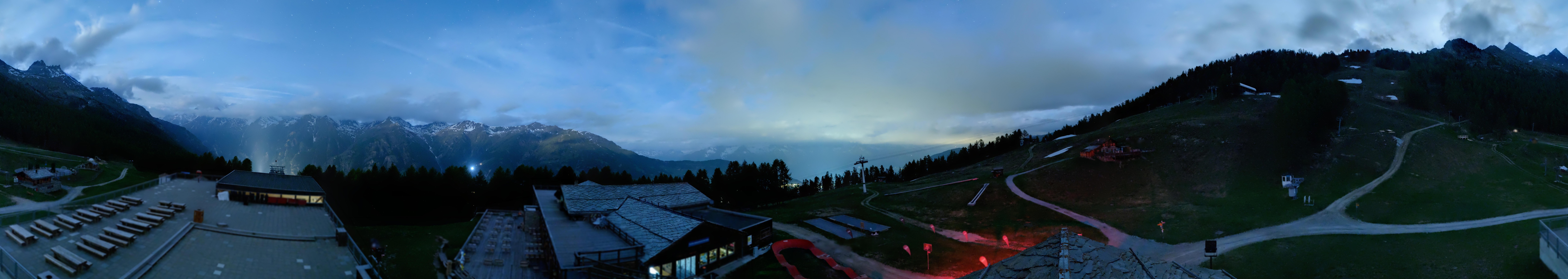 Archived image Webcam north "Hannigalp", Grächen in Valais