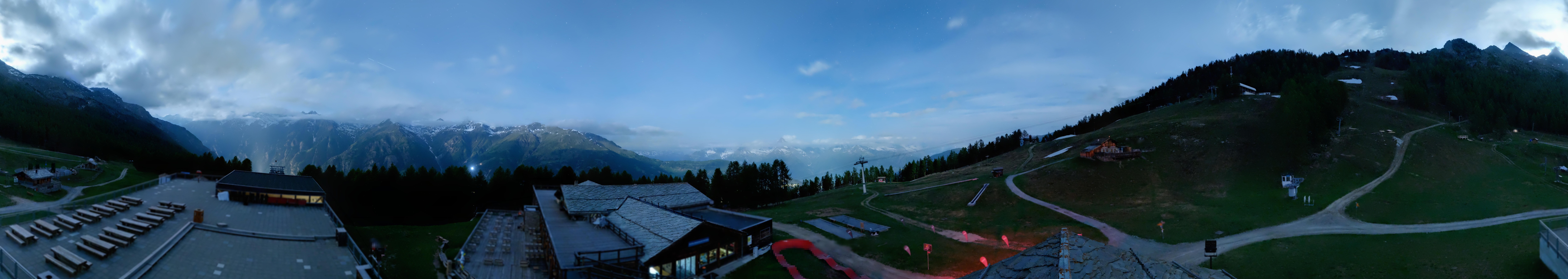 Archived image Webcam north "Hannigalp", Grächen in Valais