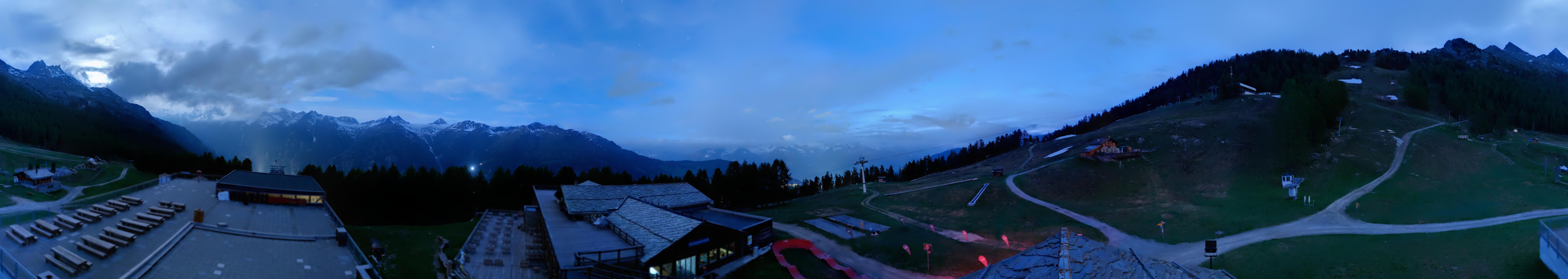 Archived image Webcam north "Hannigalp", Grächen in Valais