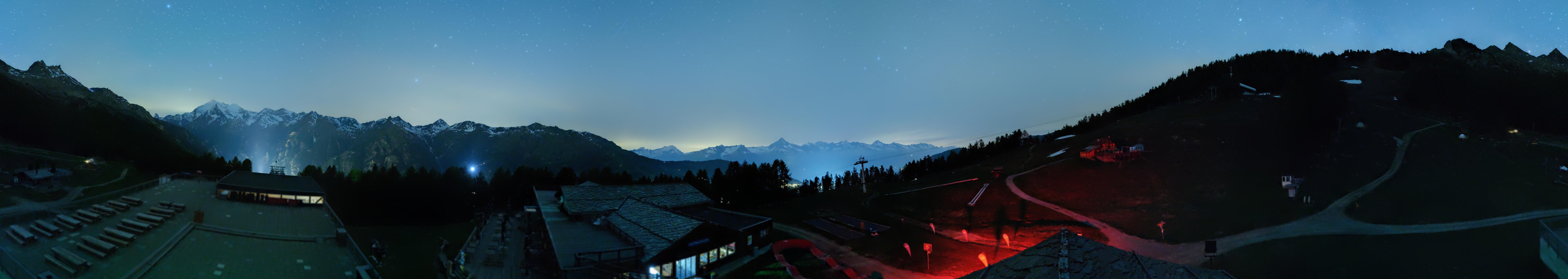 Archived image Webcam north "Hannigalp", Grächen in Valais