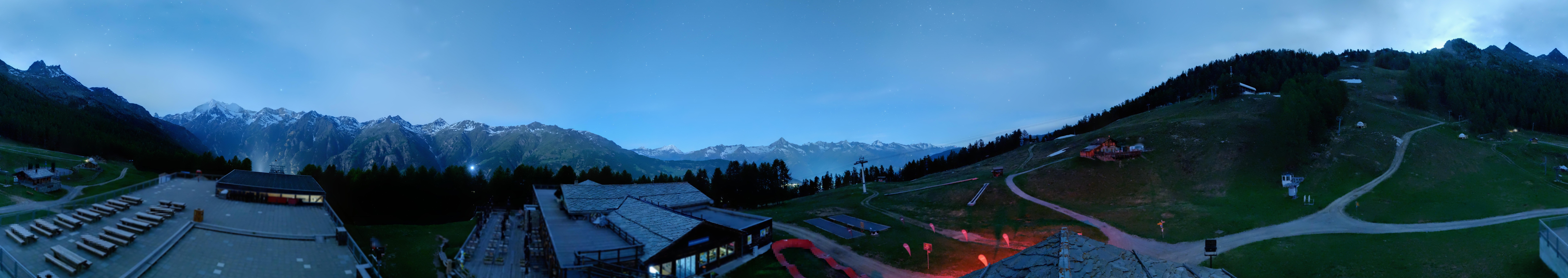 Archived image Webcam north "Hannigalp", Grächen in Valais