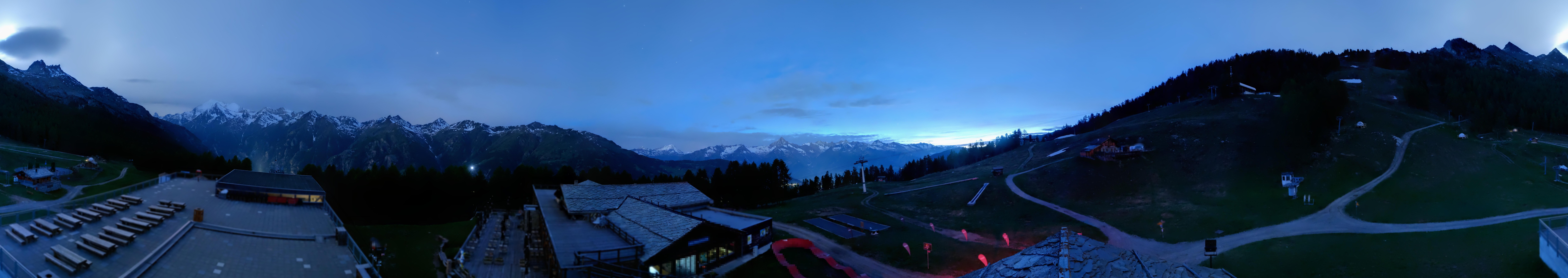 Archived image Webcam north "Hannigalp", Grächen in Valais