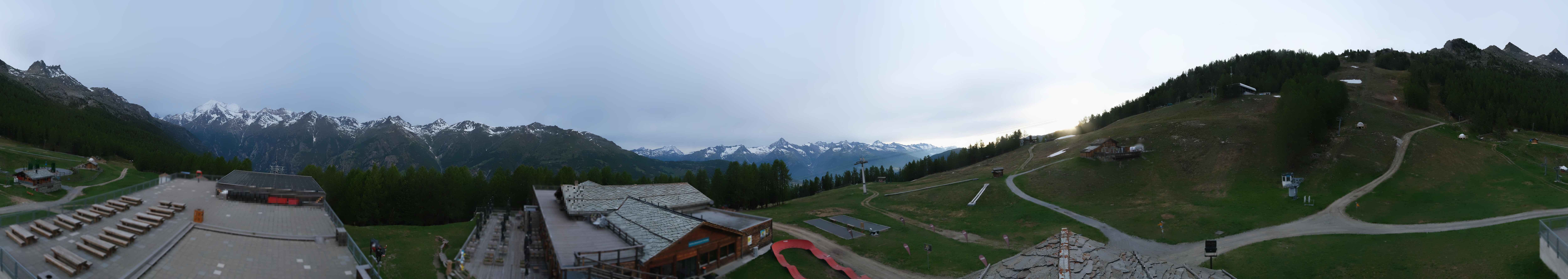 Archived image Webcam north "Hannigalp", Grächen in Valais