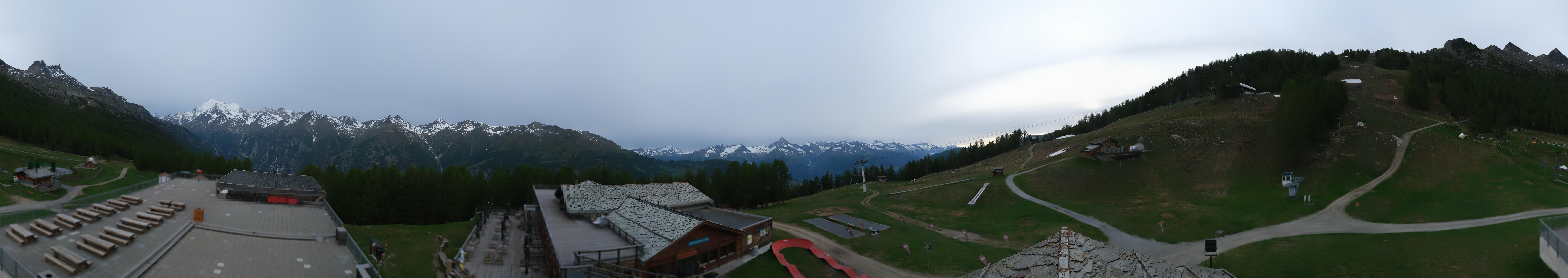 Archived image Webcam north "Hannigalp", Grächen in Valais