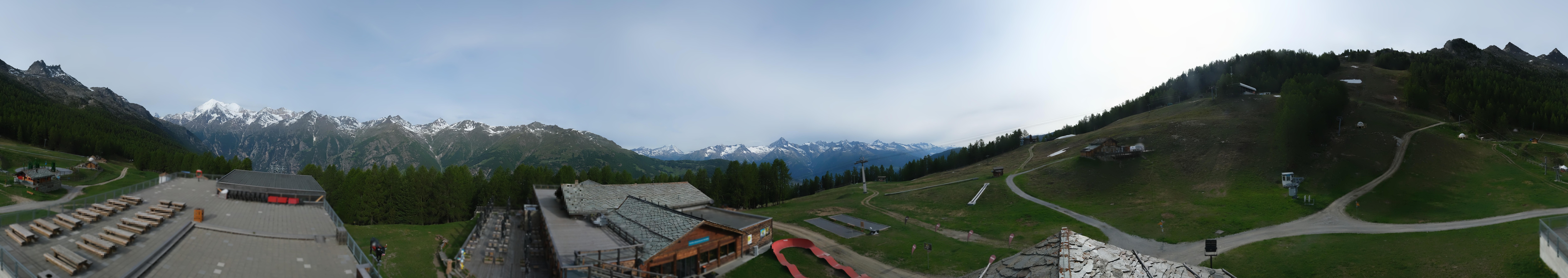 Archived image Webcam north "Hannigalp", Grächen in Valais