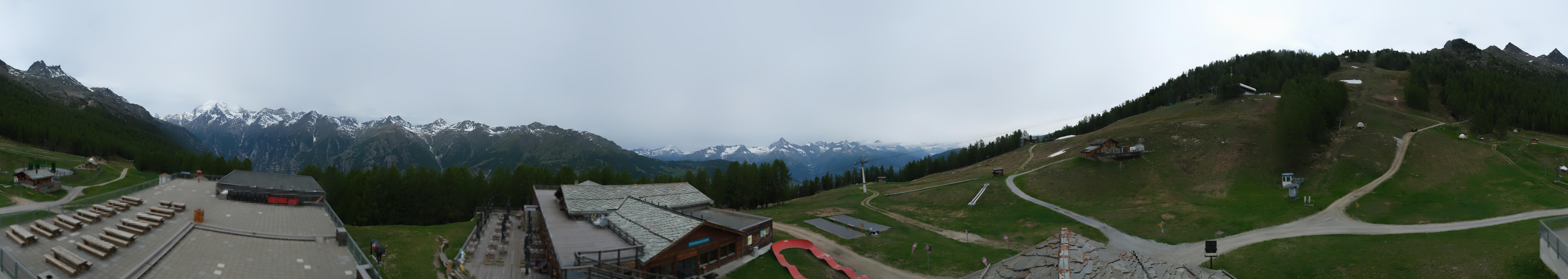 Archived image Webcam north "Hannigalp", Grächen in Valais