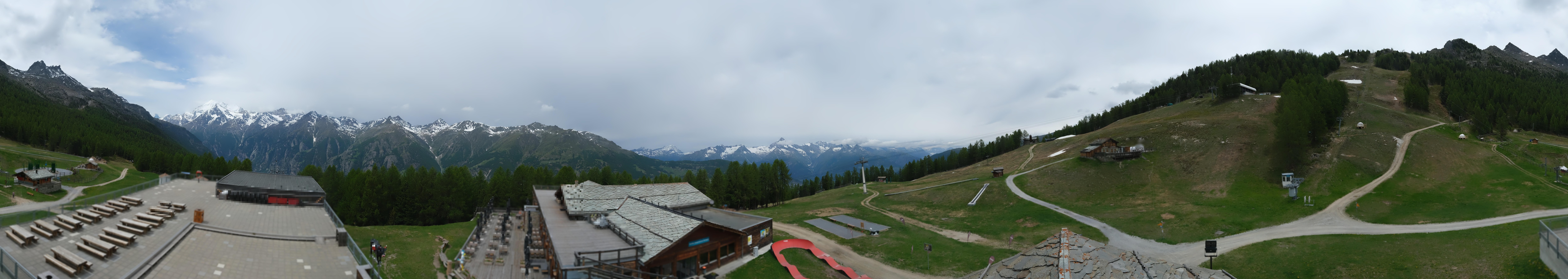 Archived image Webcam north "Hannigalp", Grächen in Valais