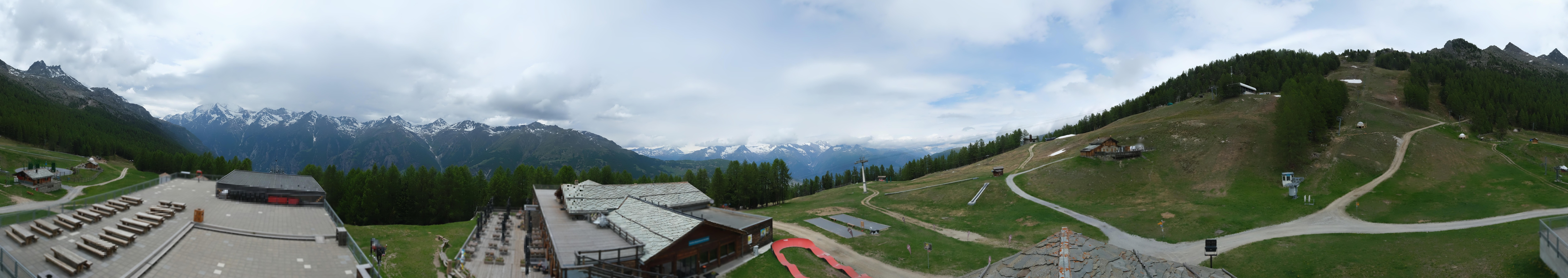 Archived image Webcam north "Hannigalp", Grächen in Valais