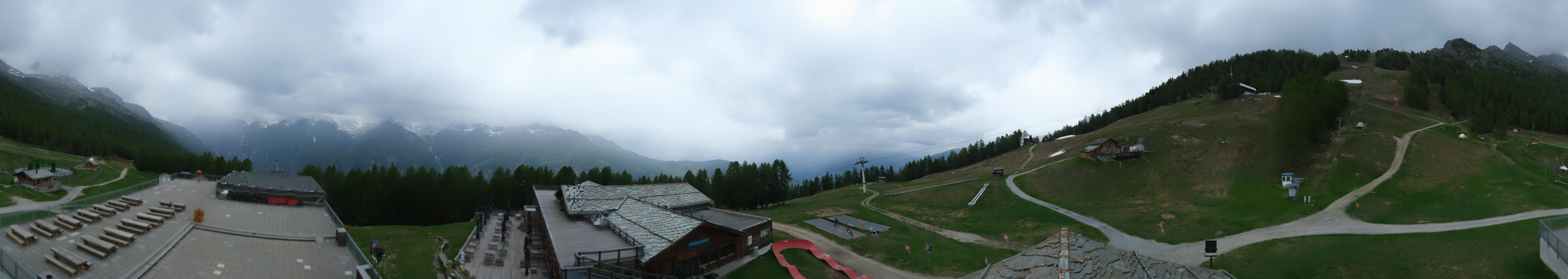 Archived image Webcam north "Hannigalp", Grächen in Valais