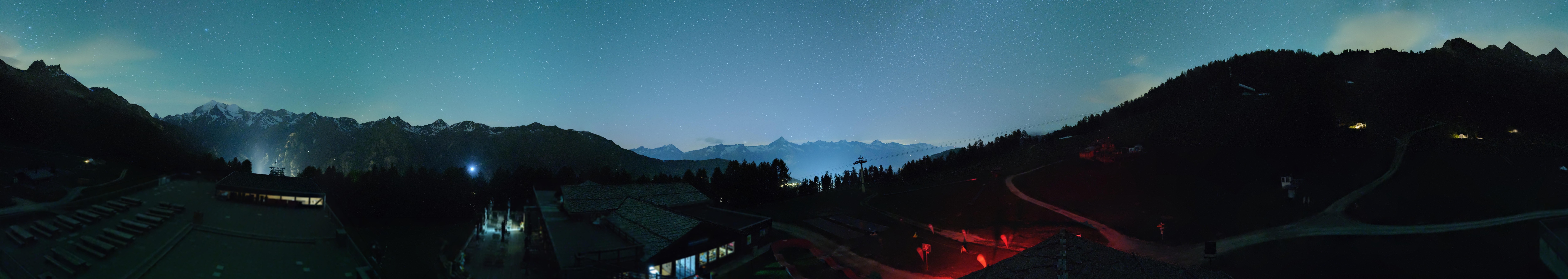 Archived image Webcam north "Hannigalp", Grächen in Valais
