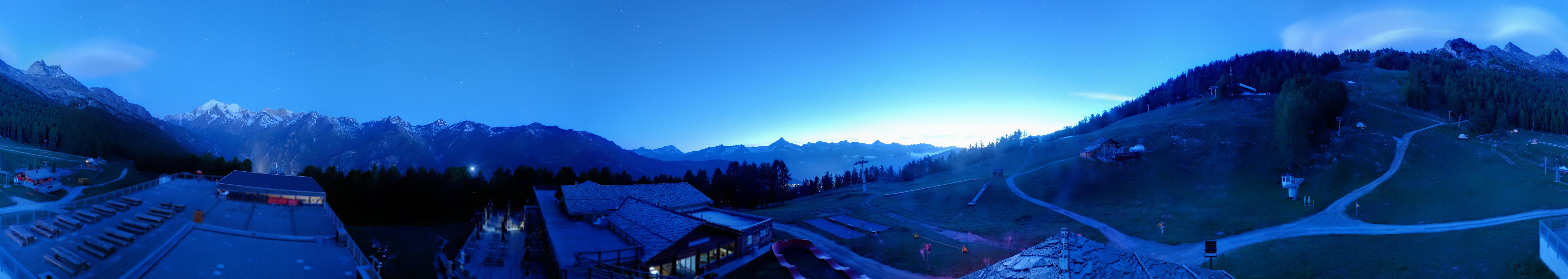 Archived image Webcam north "Hannigalp", Grächen in Valais