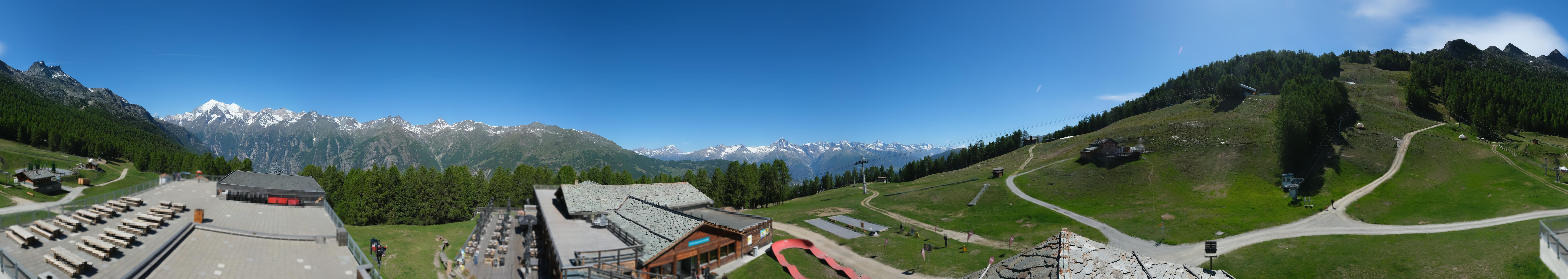 Archived image Webcam north "Hannigalp", Grächen in Valais