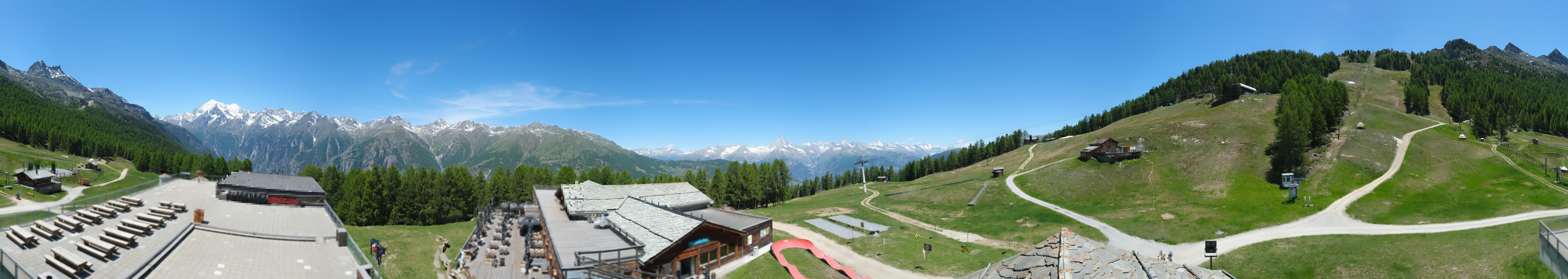 Archived image Webcam north "Hannigalp", Grächen in Valais