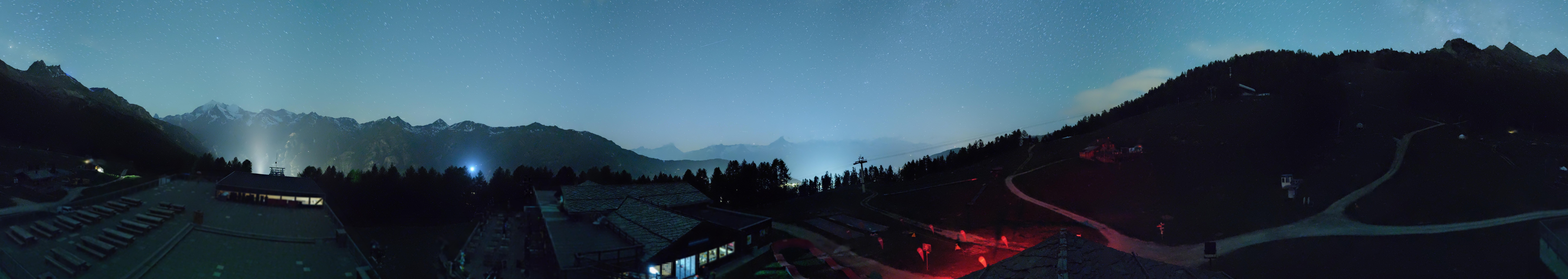 Archived image Webcam north "Hannigalp", Grächen in Valais