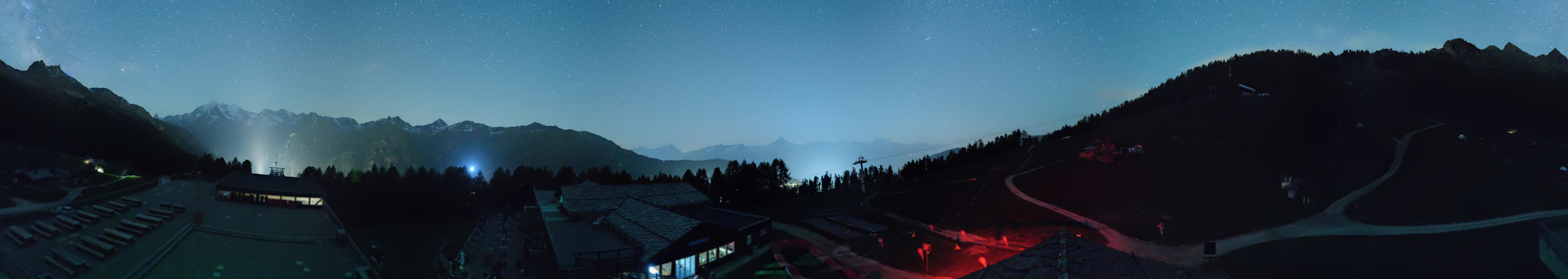 Archived image Webcam north "Hannigalp", Grächen in Valais