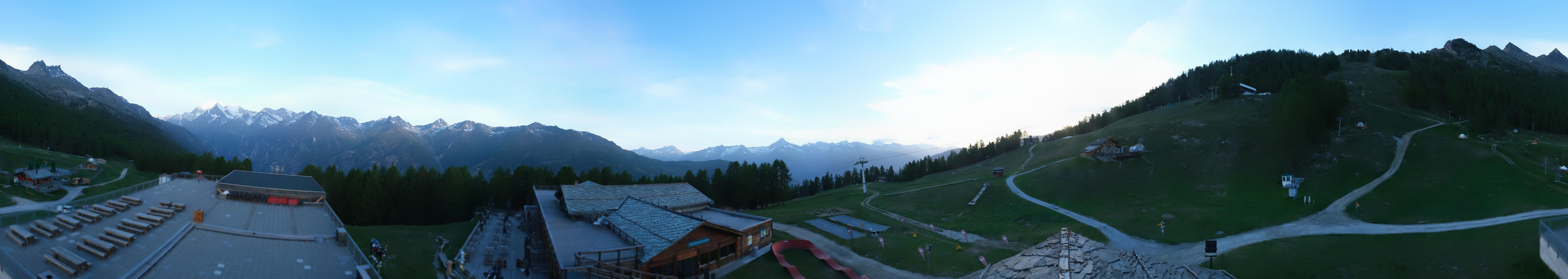 Archiv Foto Webcam Hannigalp Nord, Grächen im Wallis