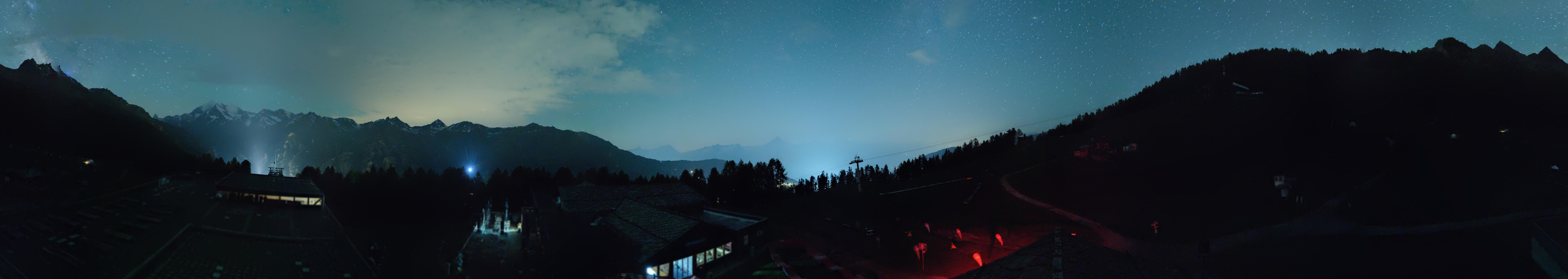 Archiv Foto Webcam Hannigalp Nord, Grächen im Wallis