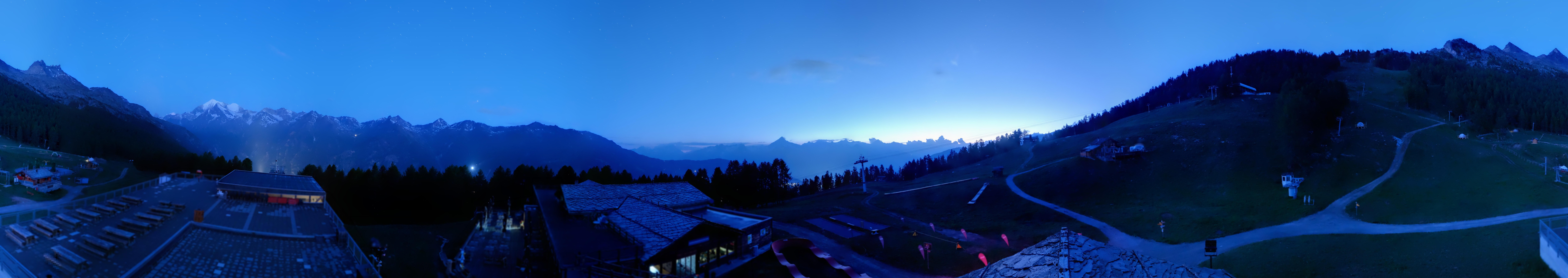 Archiv Foto Webcam Hannigalp Nord, Grächen im Wallis