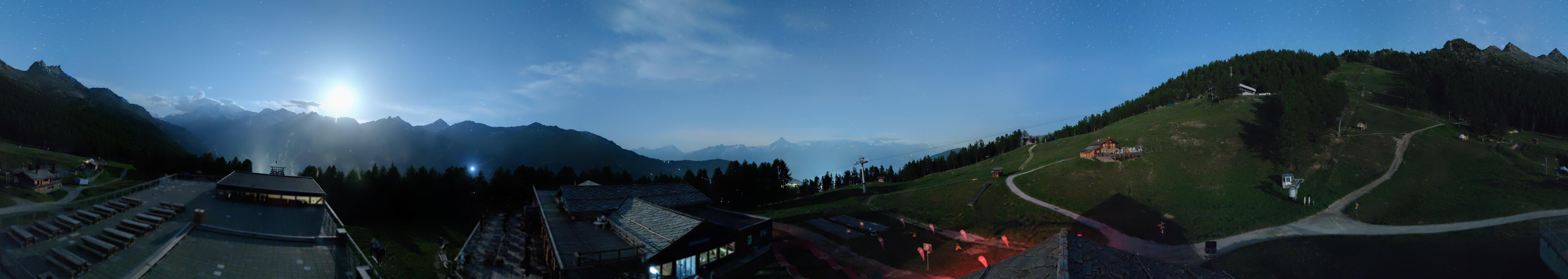 Archived image Webcam north "Hannigalp", Grächen in Valais