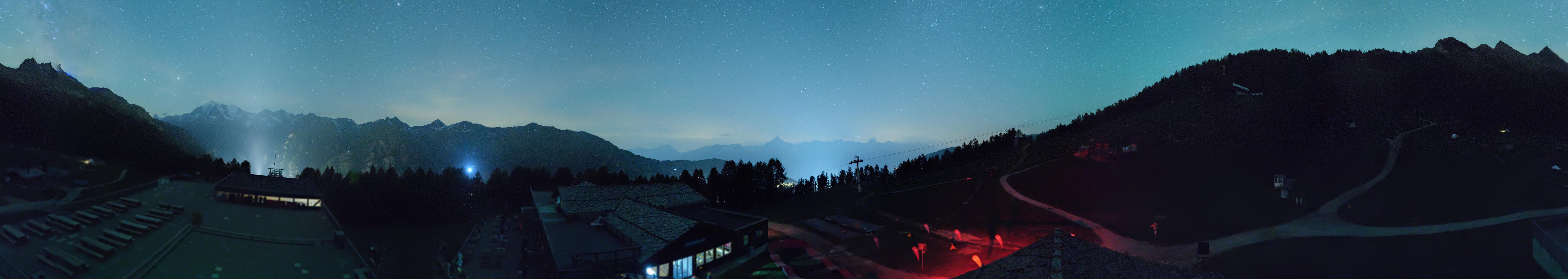 Archived image Webcam north "Hannigalp", Grächen in Valais
