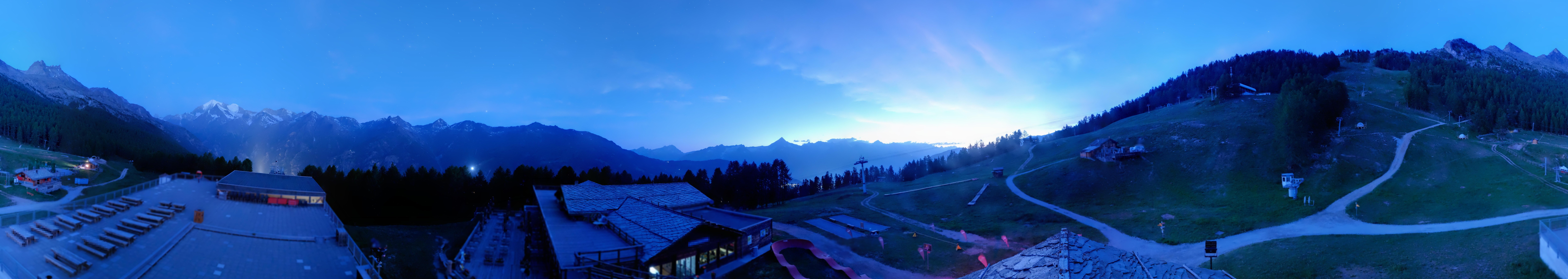 Archived image Webcam north "Hannigalp", Grächen in Valais