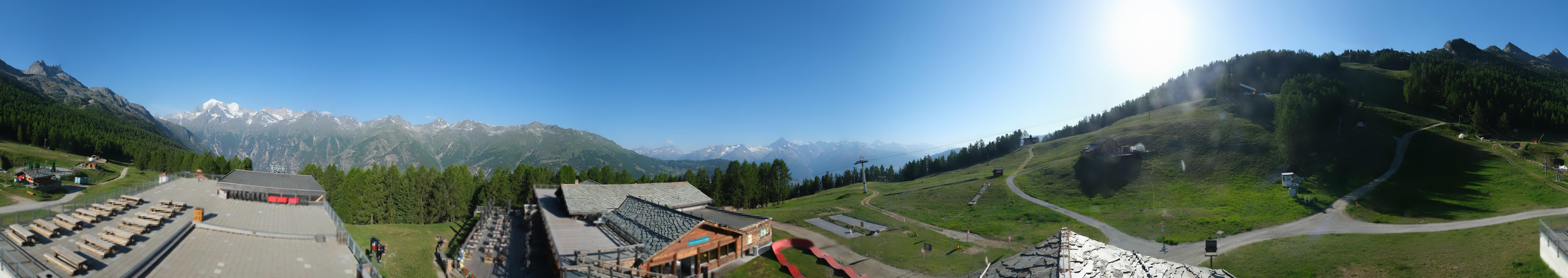 Archived image Webcam north "Hannigalp", Grächen in Valais