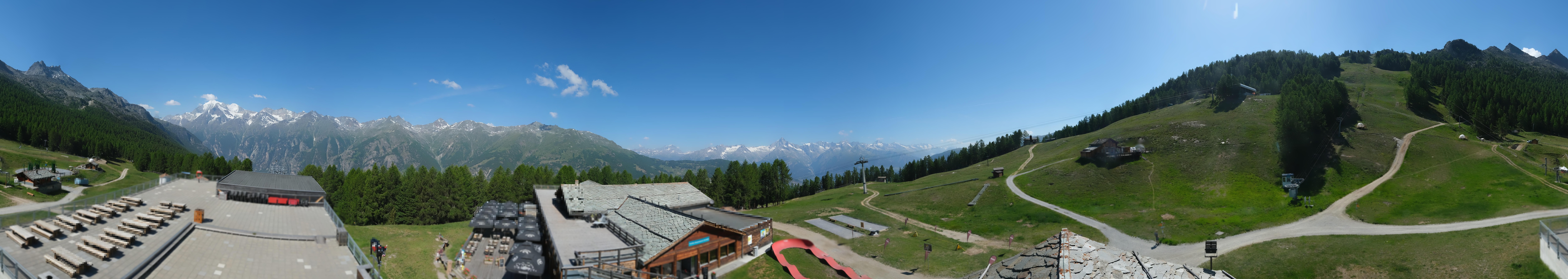 Archived image Webcam north "Hannigalp", Grächen in Valais