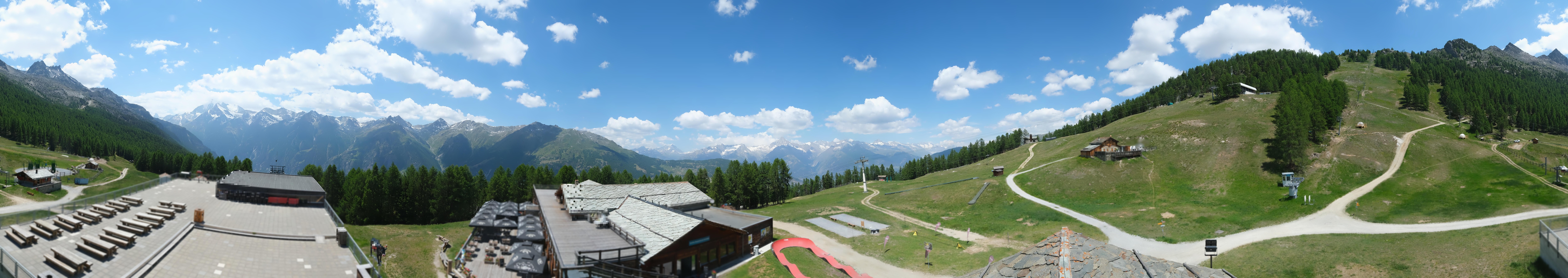 Archiv Foto Webcam Hannigalp Nord, Grächen im Wallis