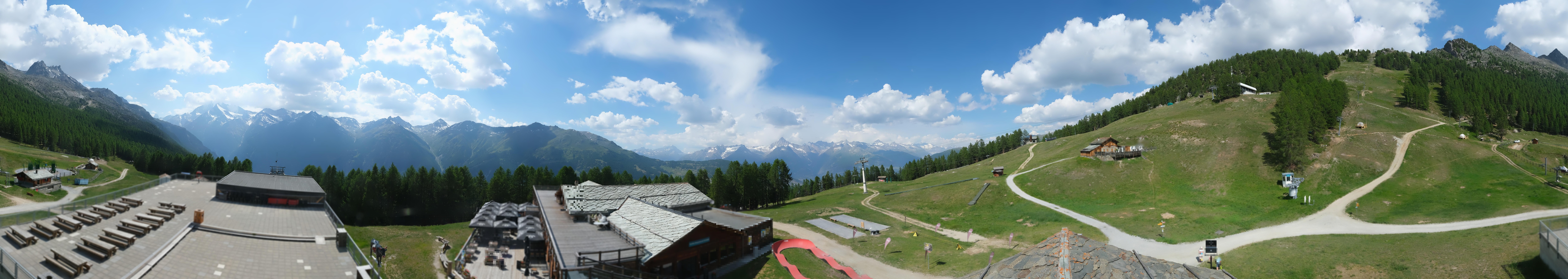 Archiv Foto Webcam Hannigalp Nord, Grächen im Wallis