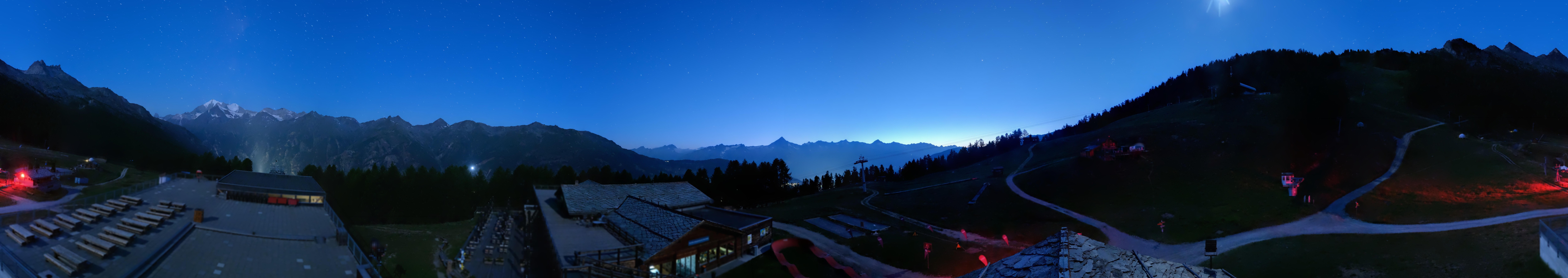 Archiv Foto Webcam Hannigalp Nord, Grächen im Wallis