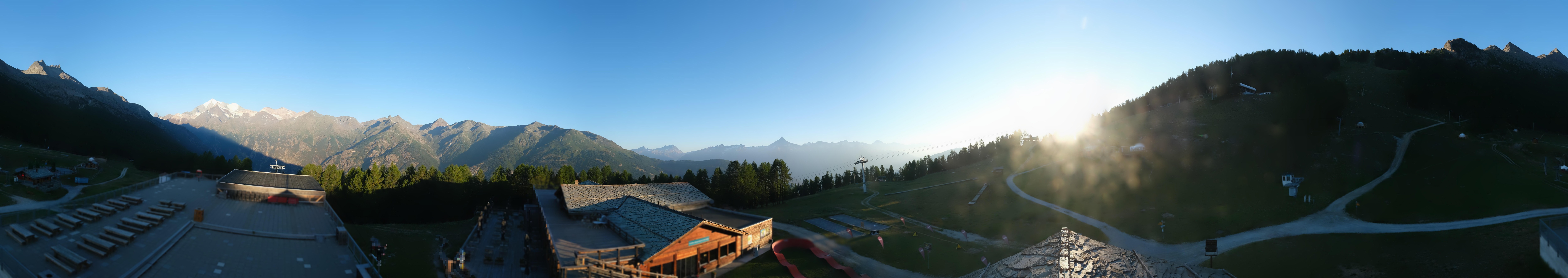 Archiv Foto Webcam Hannigalp Nord, Grächen im Wallis