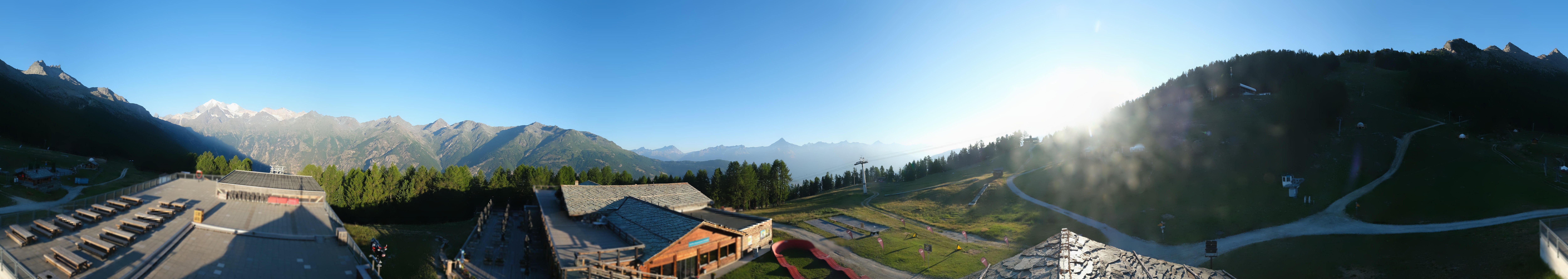 Archiv Foto Webcam Hannigalp Nord, Grächen im Wallis