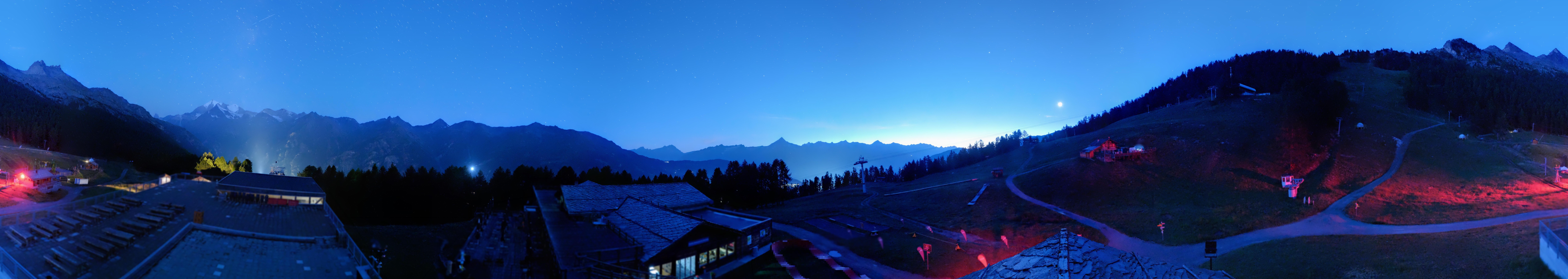 Archived image Webcam north "Hannigalp", Grächen in Valais