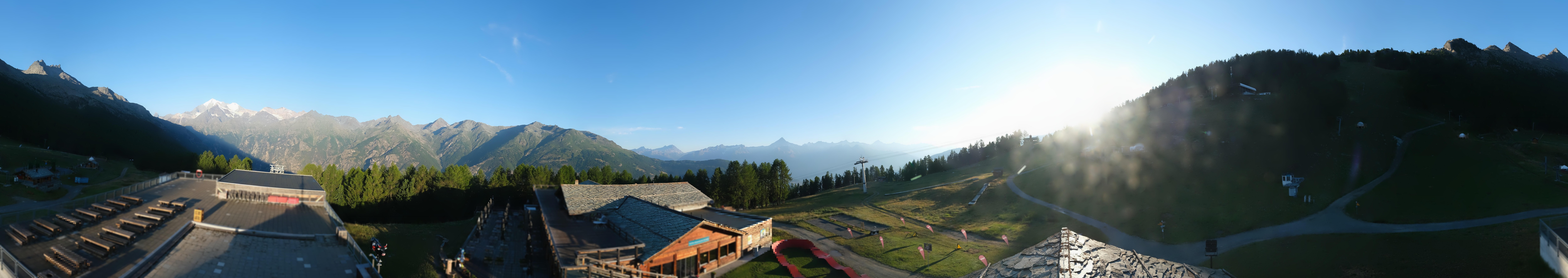 Archived image Webcam north "Hannigalp", Grächen in Valais