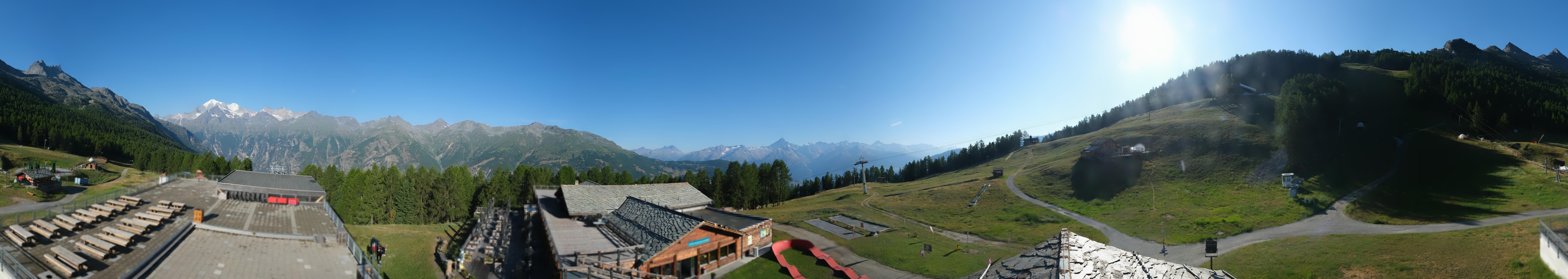 Archived image Webcam north "Hannigalp", Grächen in Valais