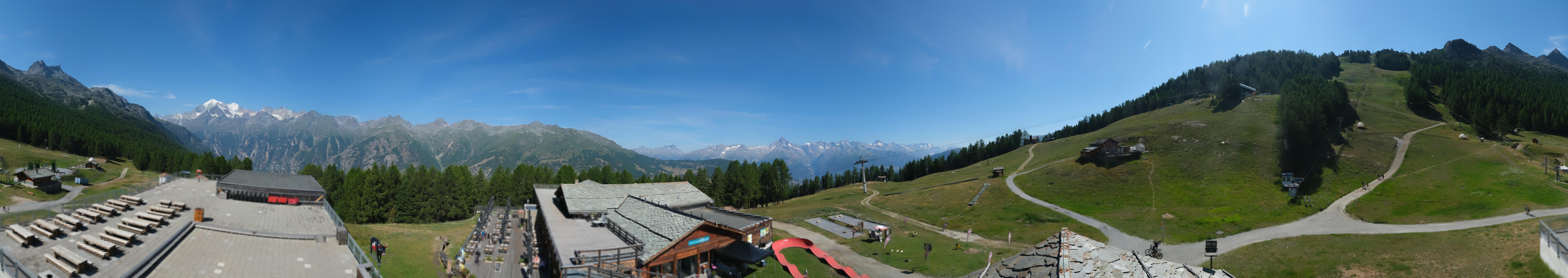 Archived image Webcam north "Hannigalp", Grächen in Valais