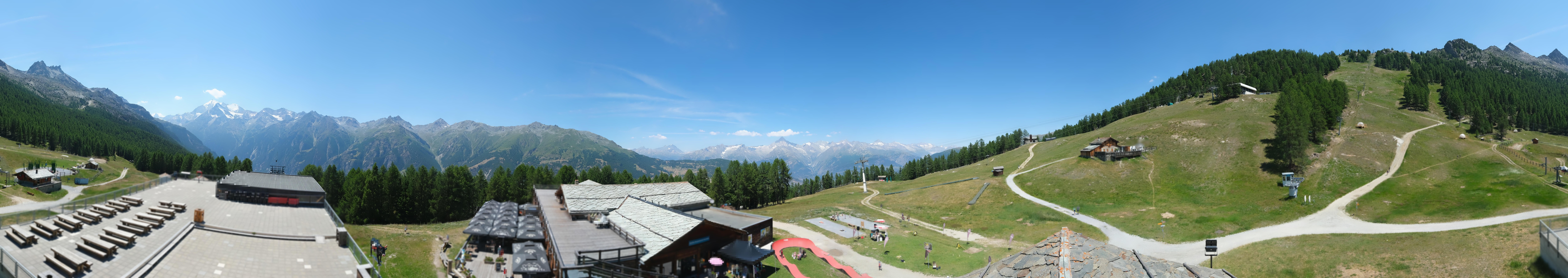 Archived image Webcam north "Hannigalp", Grächen in Valais