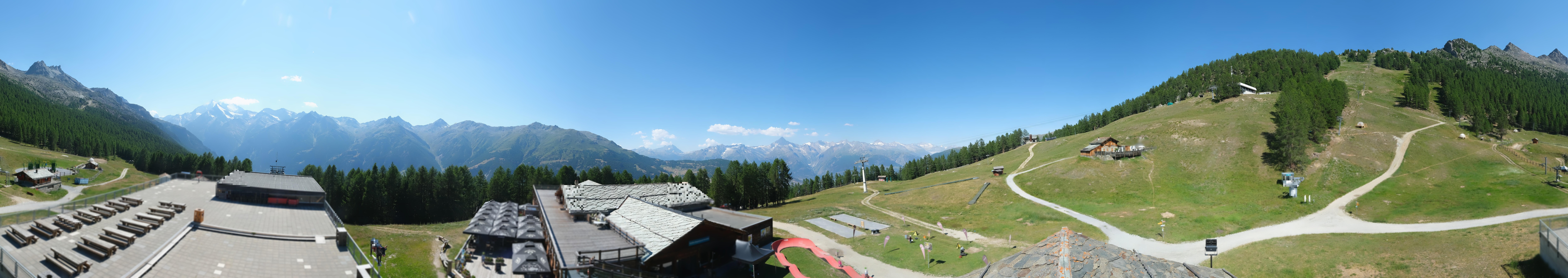 Archived image Webcam north "Hannigalp", Grächen in Valais