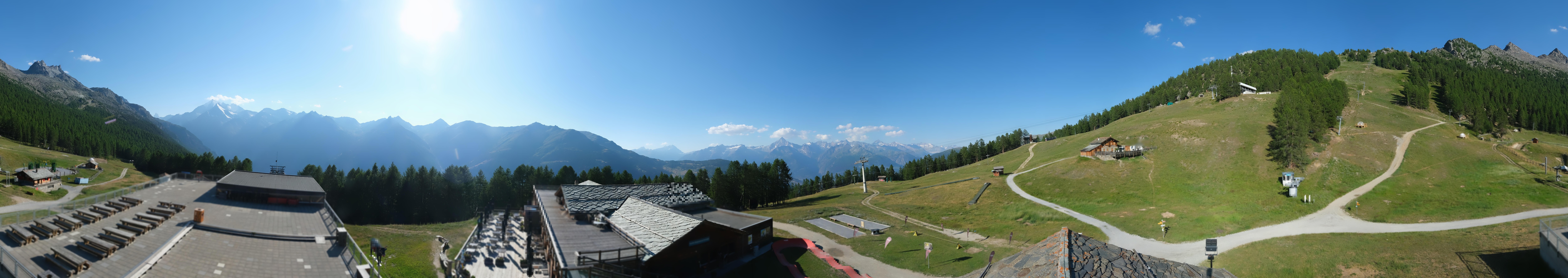 Archived image Webcam north "Hannigalp", Grächen in Valais
