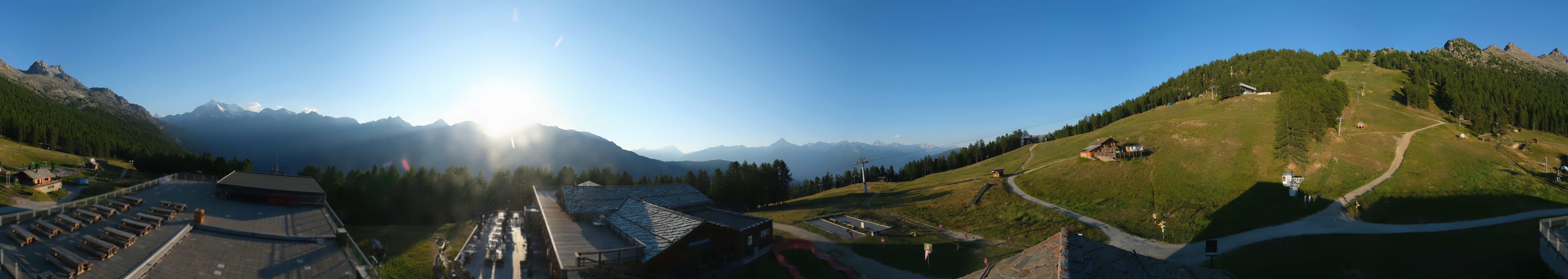 Archiv Foto Webcam Hannigalp Nord, Grächen im Wallis