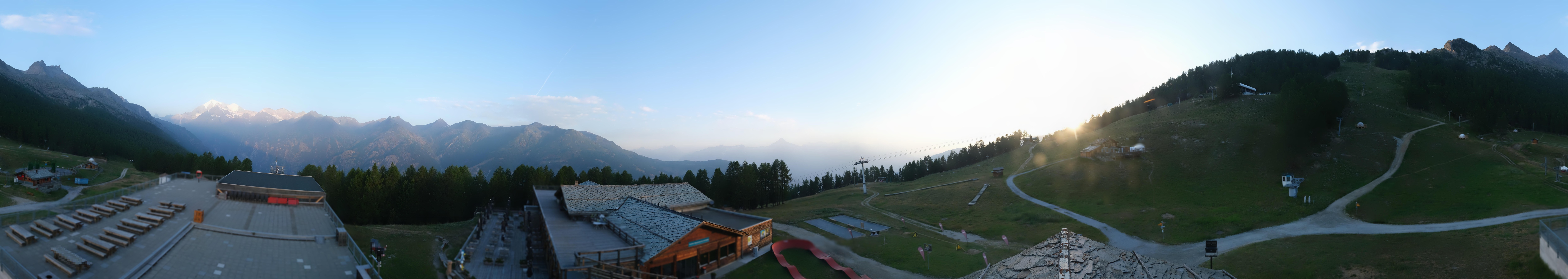 Archiv Foto Webcam Hannigalp Nord, Grächen im Wallis