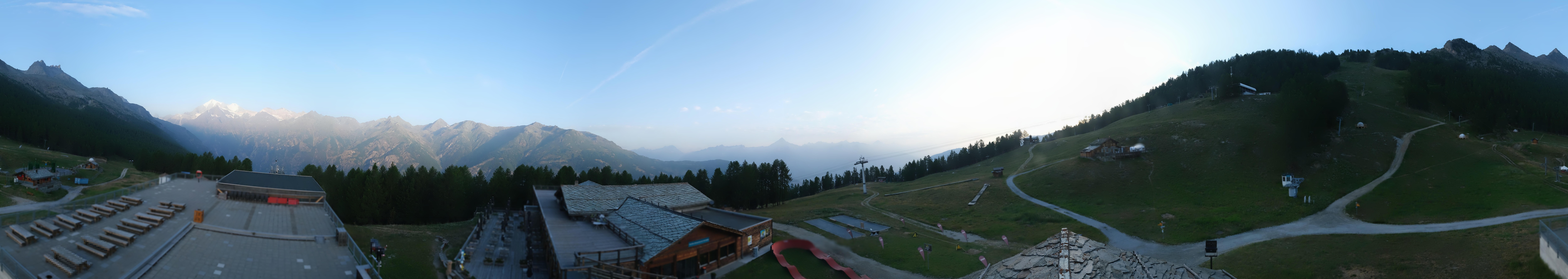 Archiv Foto Webcam Hannigalp Nord, Grächen im Wallis
