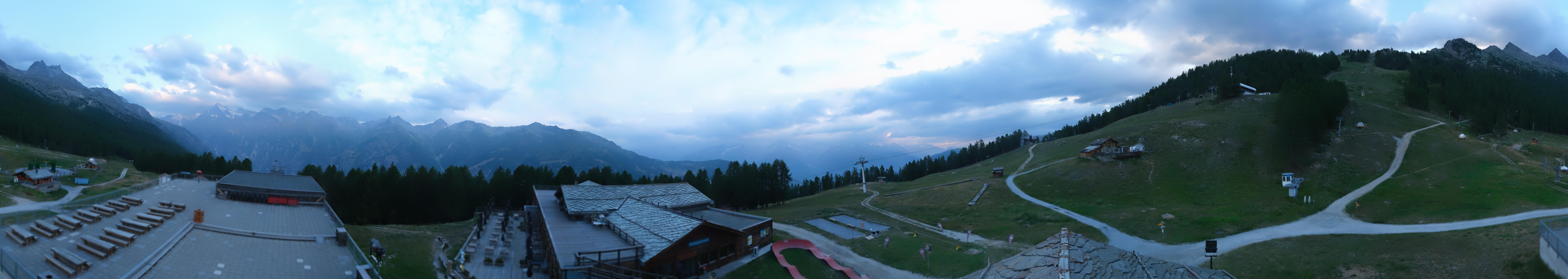 Archiv Foto Webcam Hannigalp Nord, Grächen im Wallis
