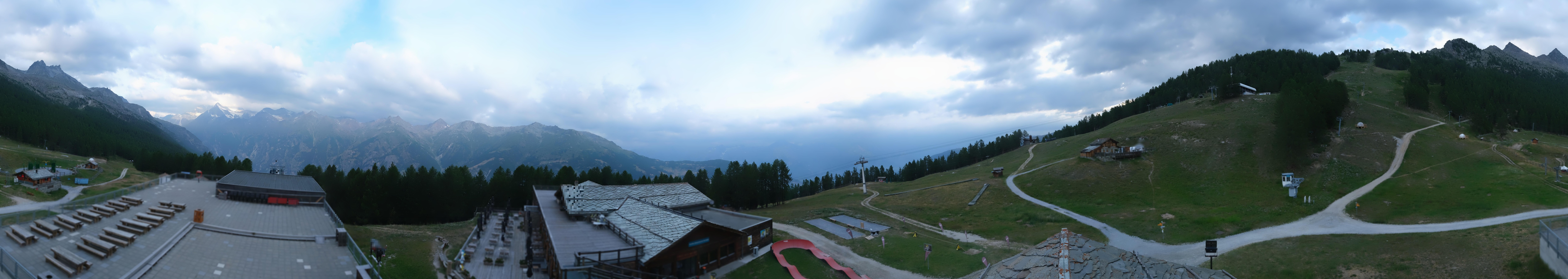 Archiv Foto Webcam Hannigalp Nord, Grächen im Wallis